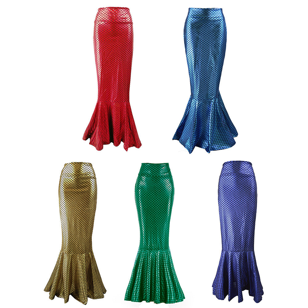 Sexy Mermaid High Waist Fishtail Skirt 8