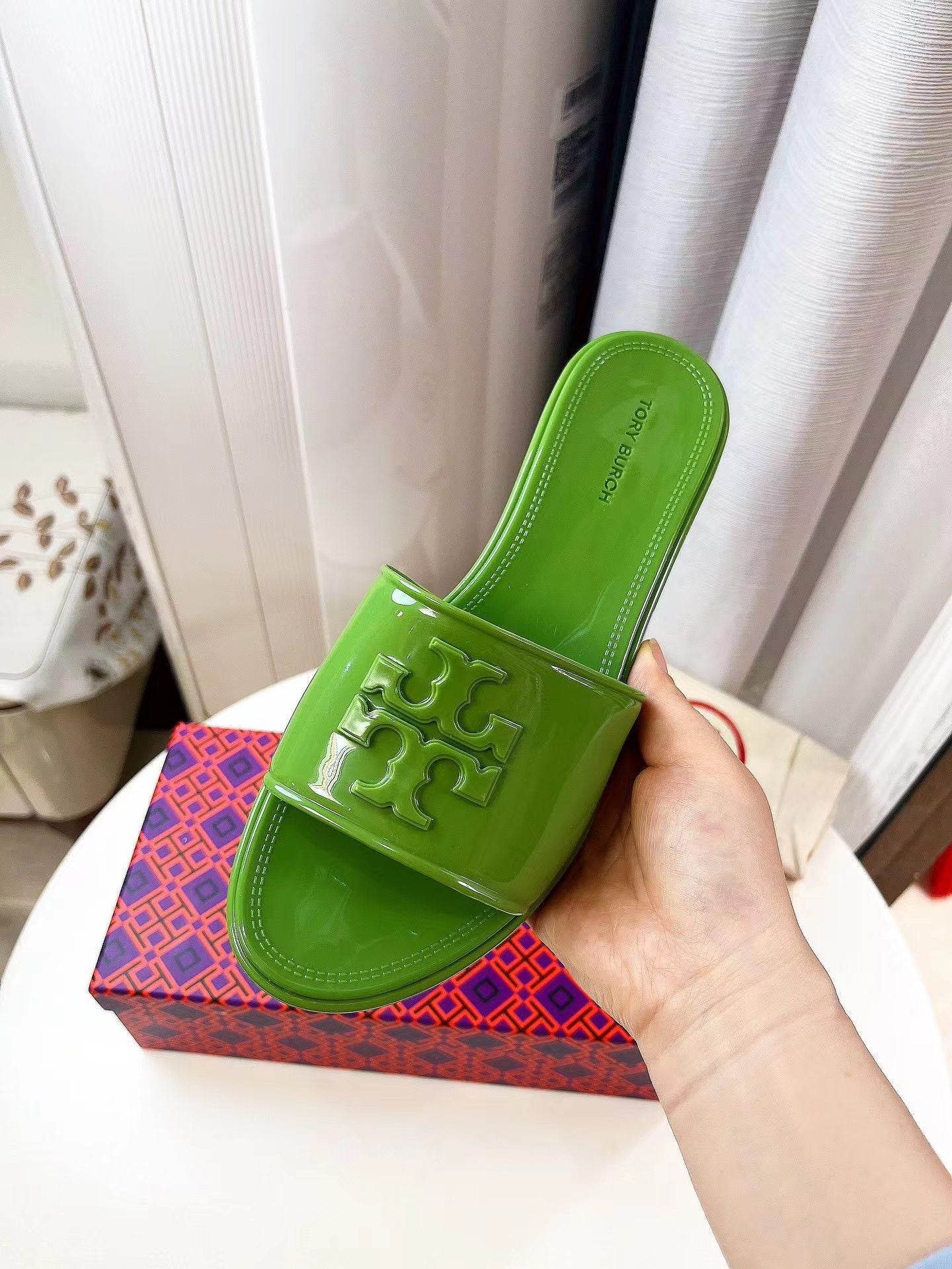 Fashion Medium Heel Slippers 17