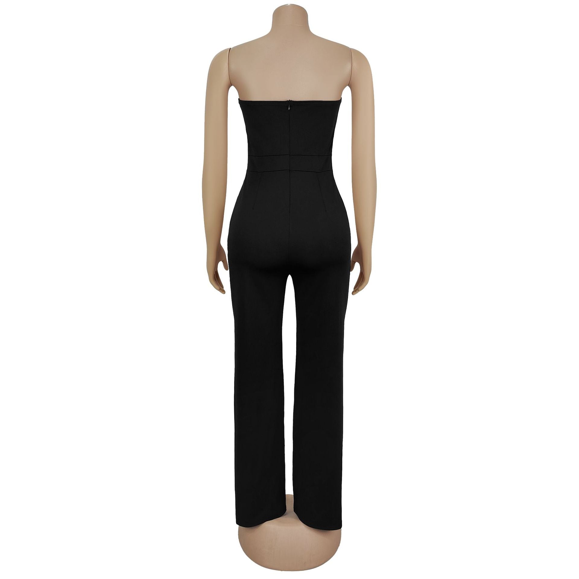Women Sleeveless Button Jumpsuit 16