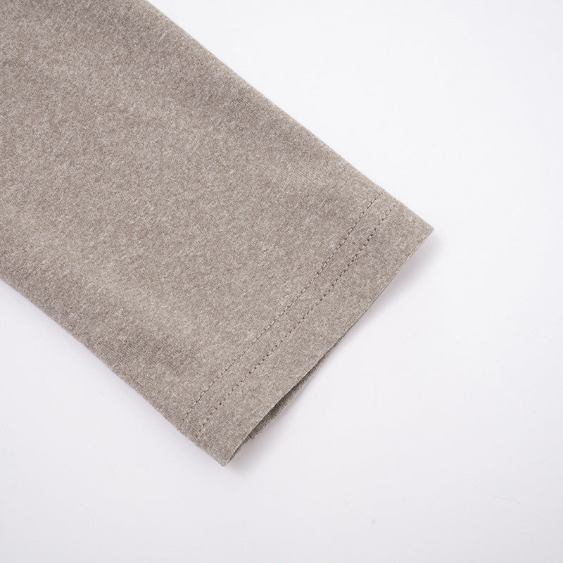 Women Fall/Winter Casual Turtleneck Long-Sleeved Top and Pants Two-Piece Set 32