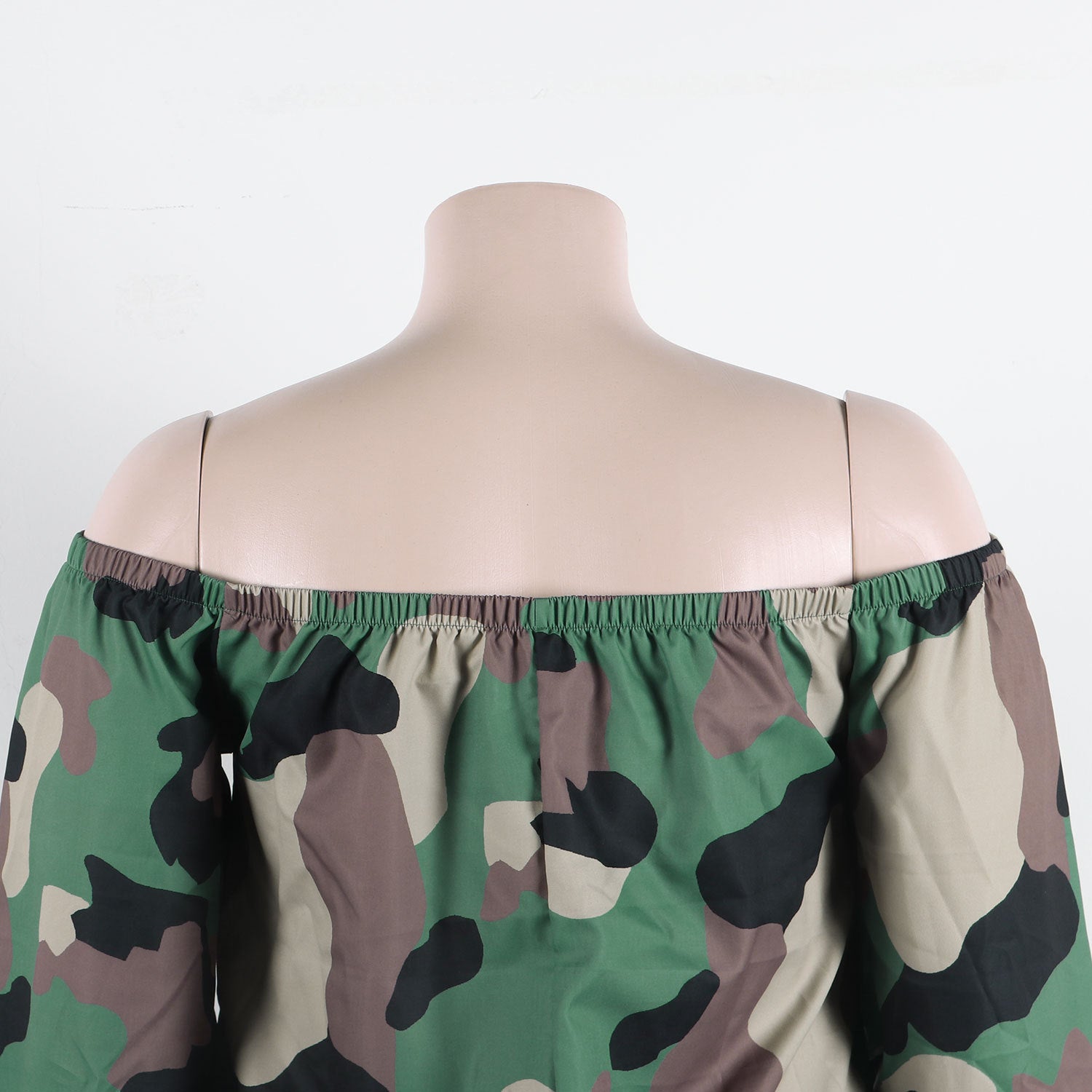 Sexy Casual Print Off Shoulder Plus Size Jumpsuit 28