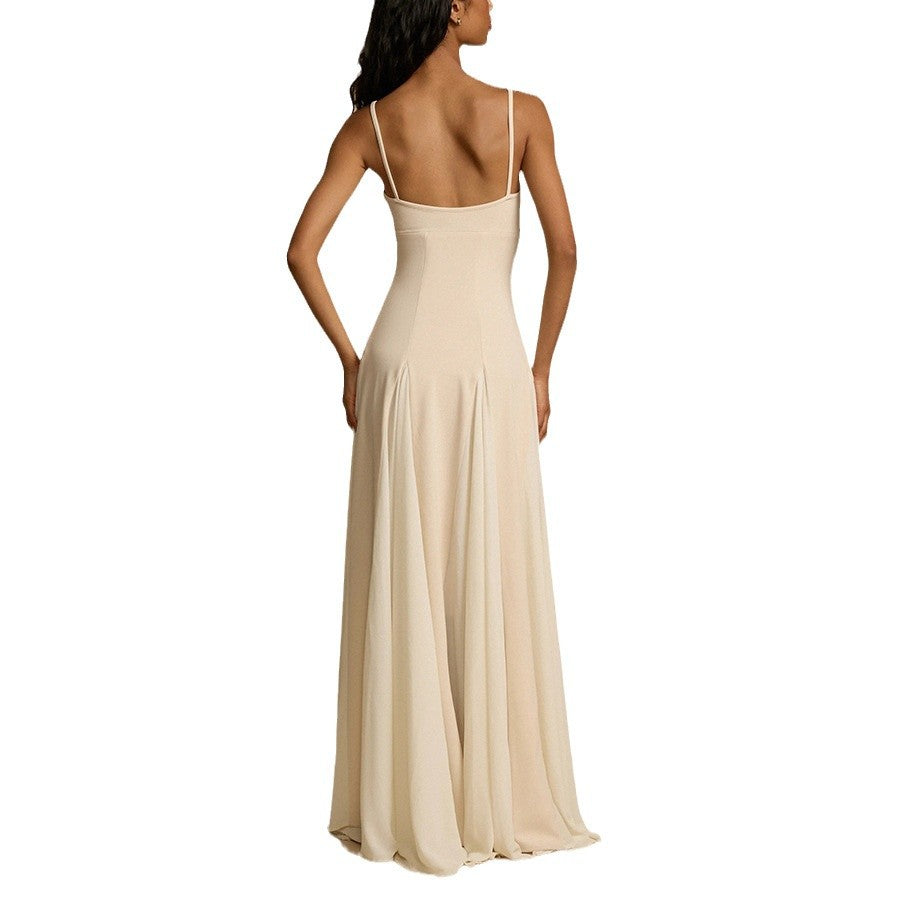 Women suspenders Casual Holidays zipper dress 6