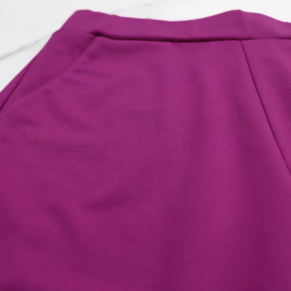 Solid turndown Collar Vest Casual High Waist Straight Leg Trousers Two-Piece Set 21