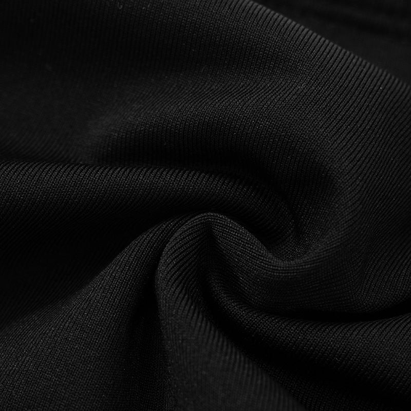 Women's ultra-short Strapless top lace Tight Fitting Knee-Length Shorts two-piece set 14