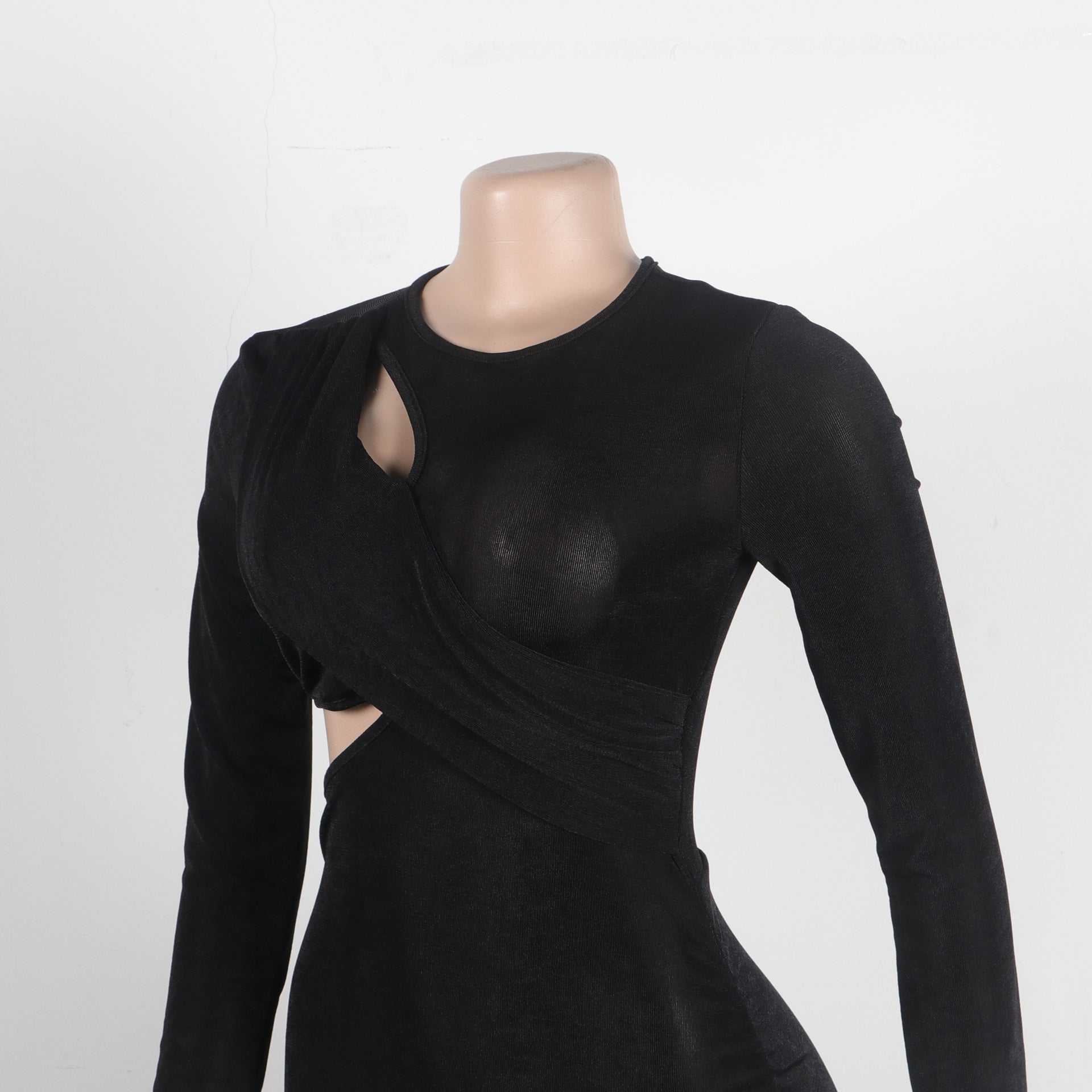 Sexy Slim Side Open Waist Nightclub Bodycon Dress 20