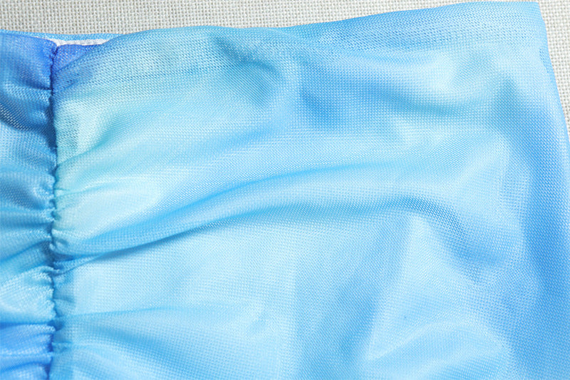 Women sexy lace-up vest And split printed skirt two-piece set 18