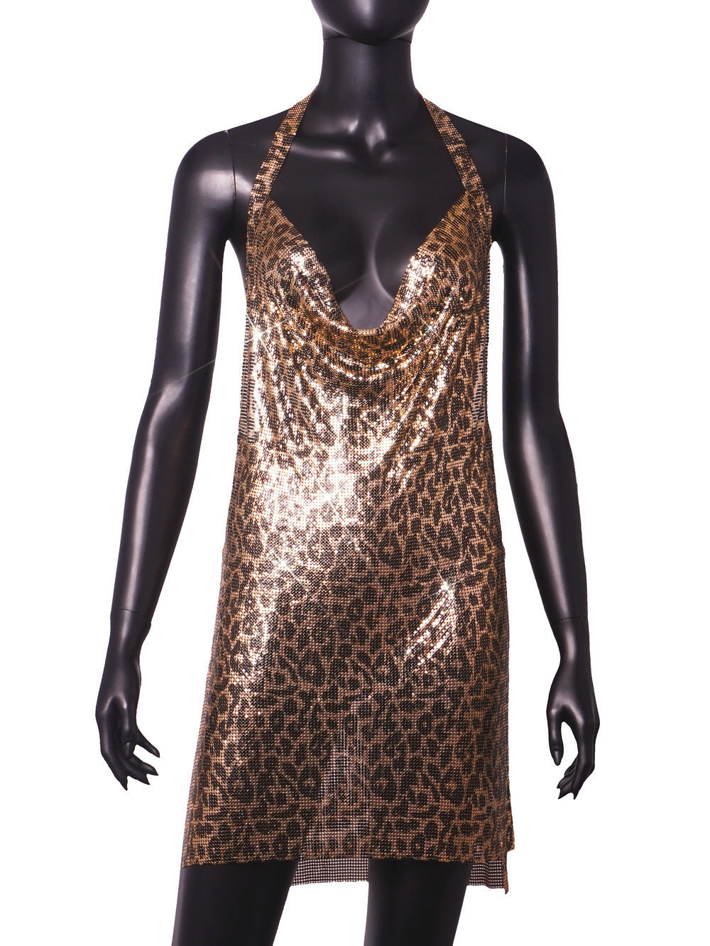 Sexy Metal Sequin Strap Night Club Dress 20