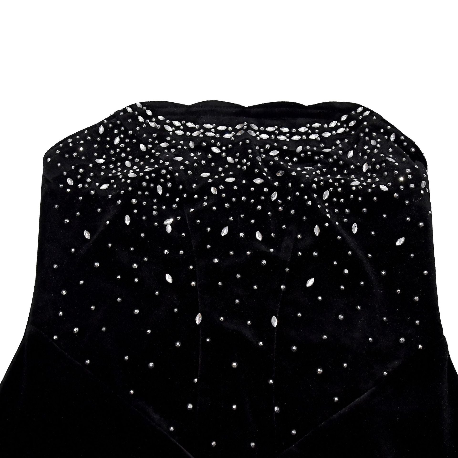 Off-Shoulder Slit Beaded Bodycon Dress for Women 14