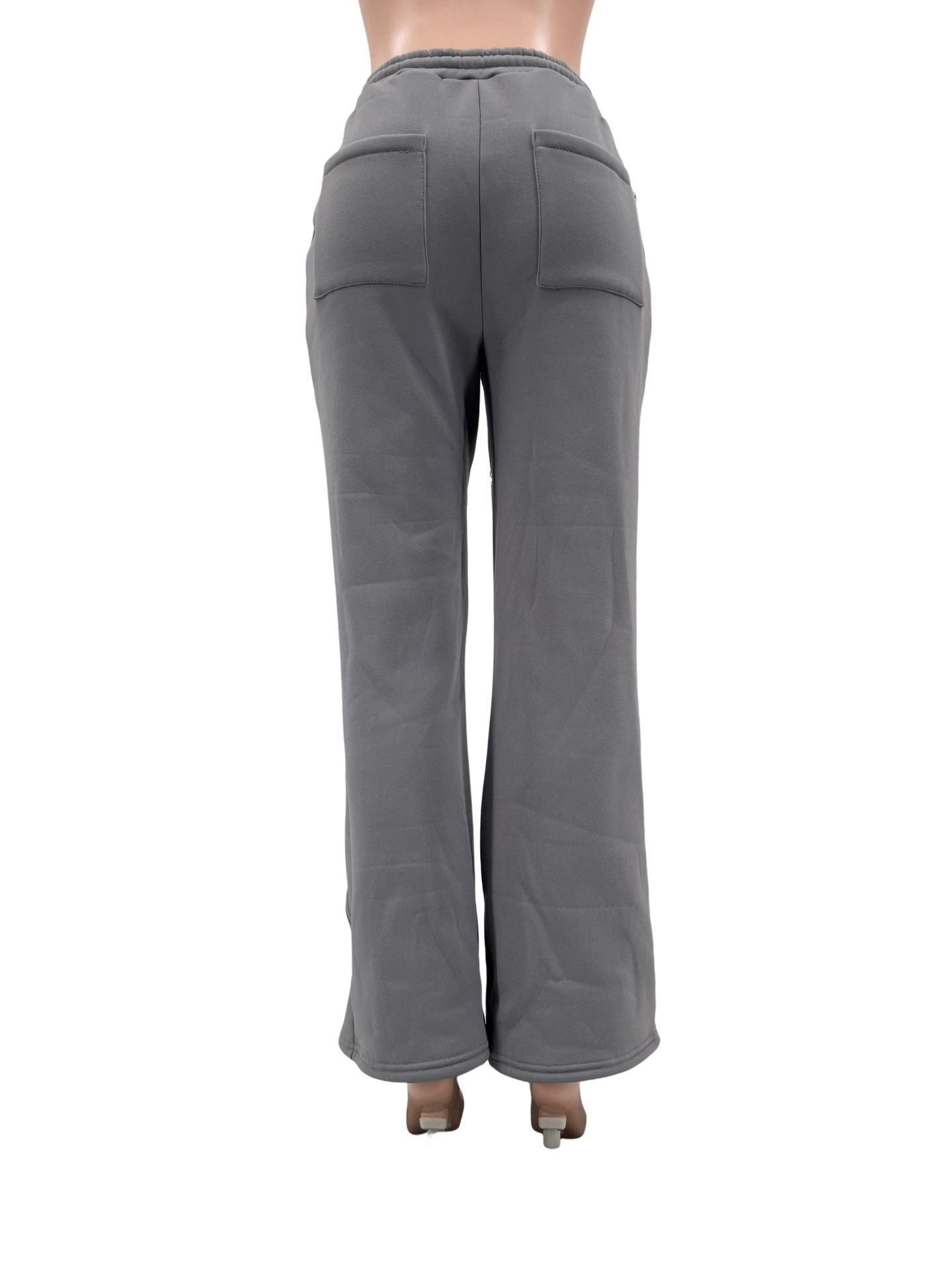 Women Casual Zipper Pocket Zipper Sports Pants 10