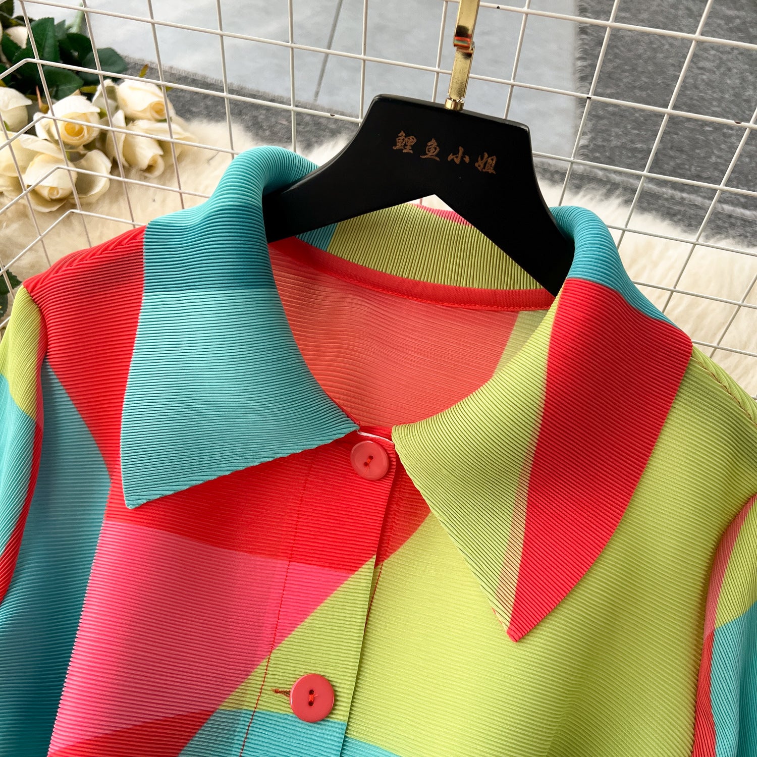 Print Women Summer Loose Slim Fit Casual Pleated Dress 10