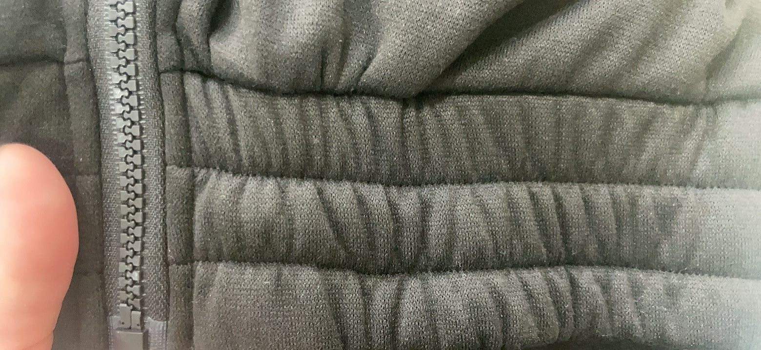 Autumn and winter Women fleece Hoodies and pocket trousers Solid two-piece set 14