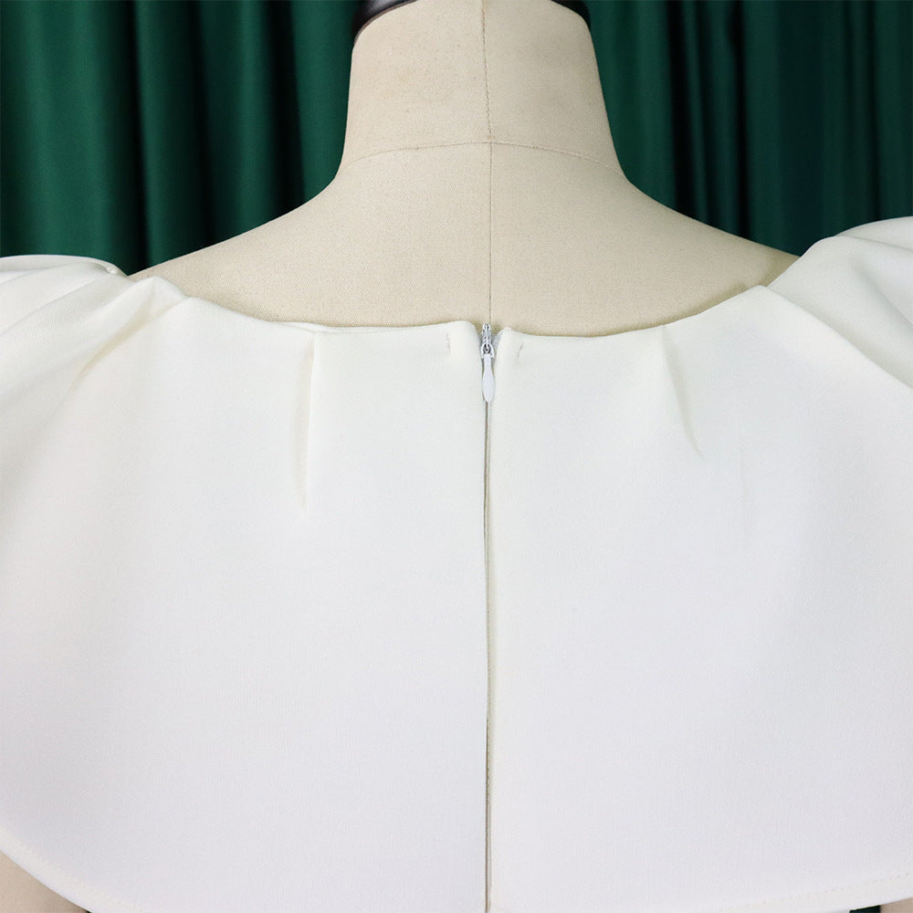 Fashionable Chic and Elegant Ruffled A-line Formal Party & Evening Dress 17