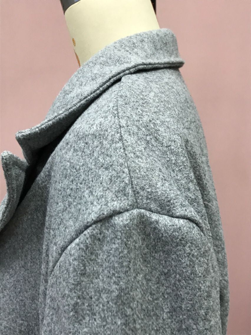 Autumn and Winter Warm Jacket Long Sleeve Turndown Collar Fleece Women's Coat 15