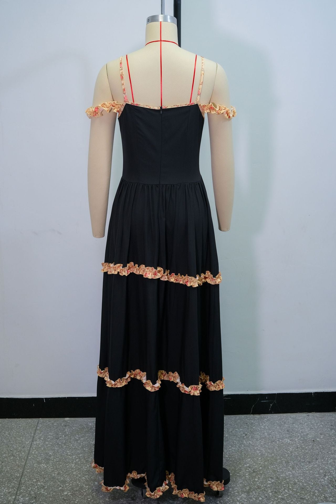 Women's Summer Fashion Sexy Straps Long Dress 6