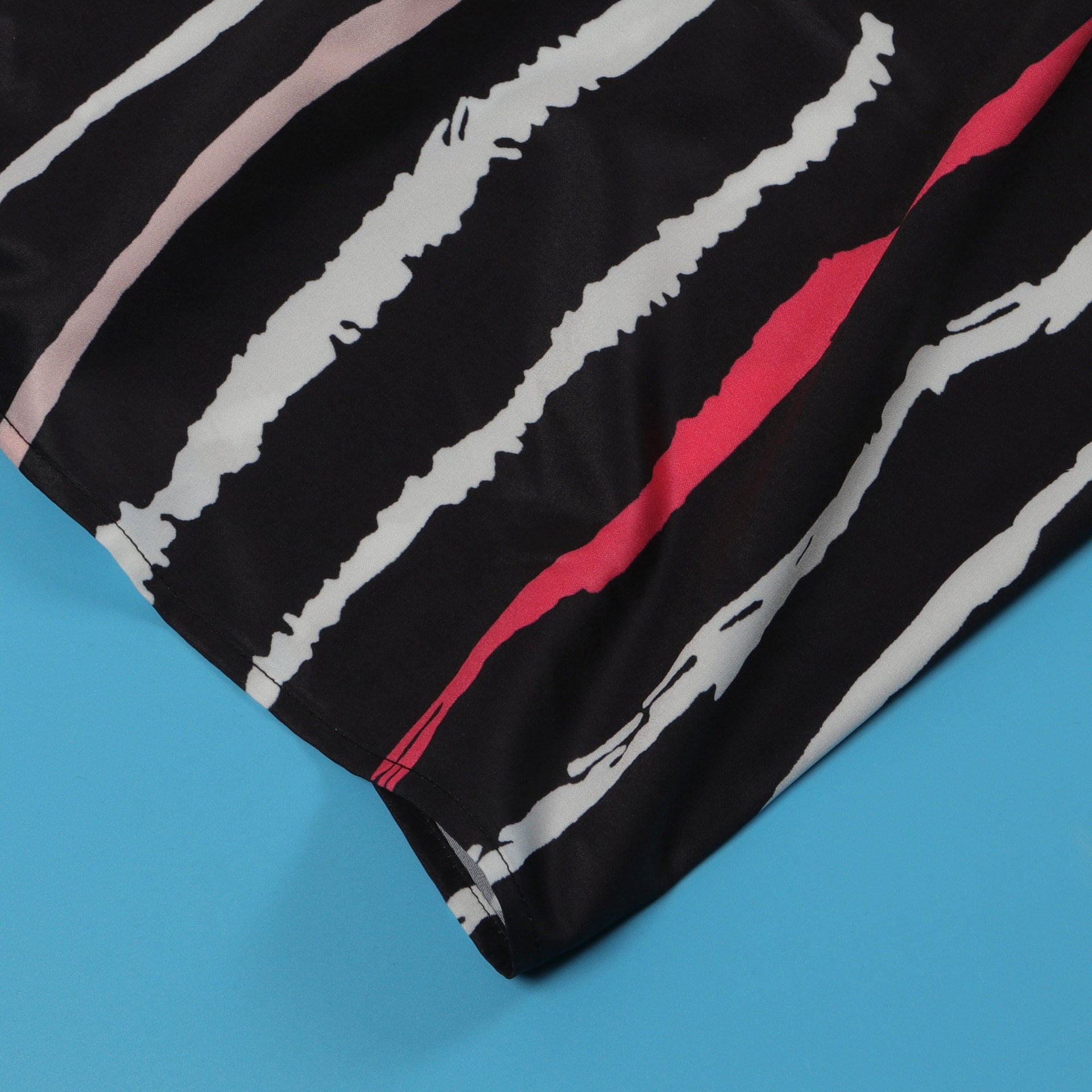 Women Sexy Print Lace-Up Slash Shoulder Backless Dress 21