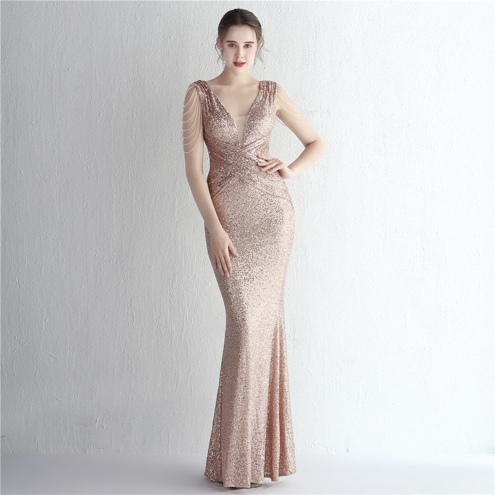 sequins plus Plus Size Formal Party Evening Dress 6