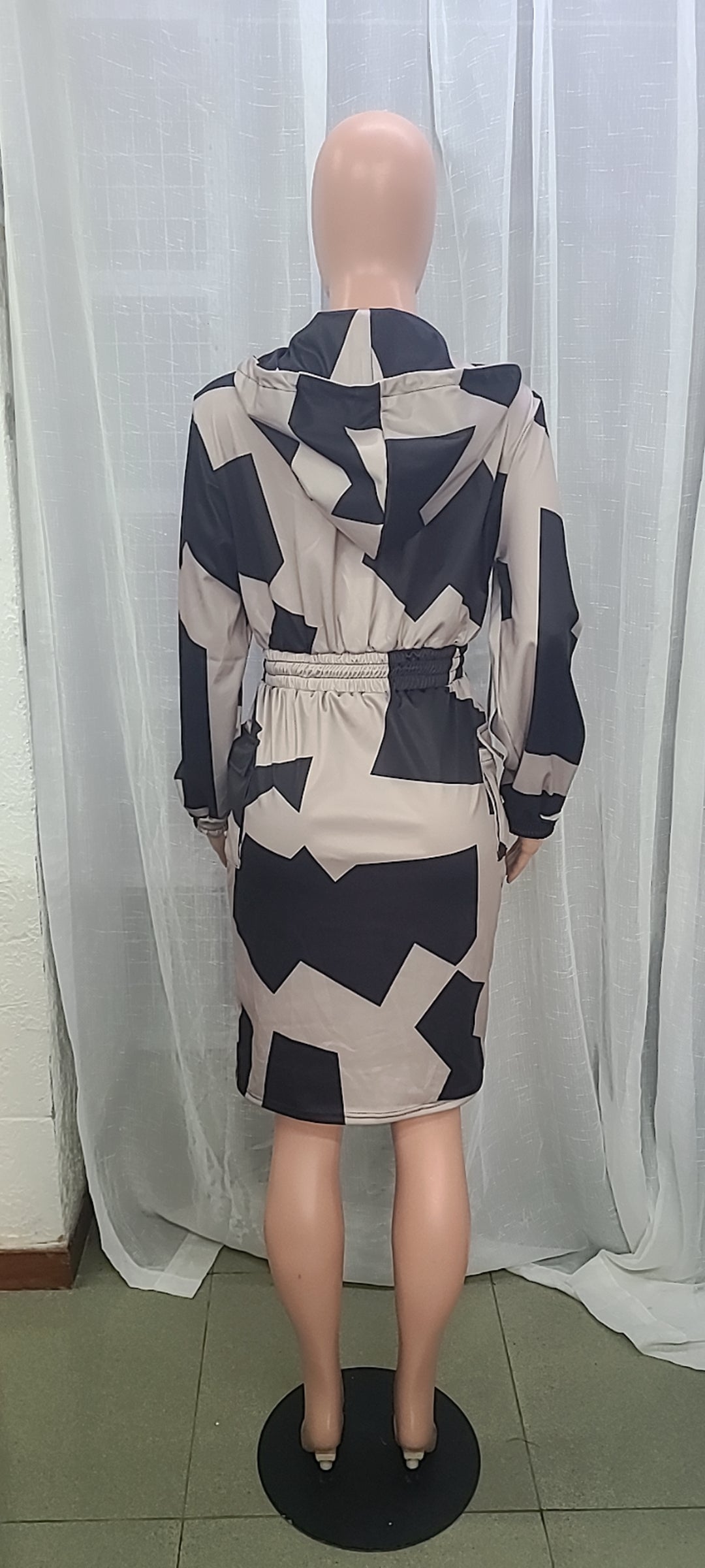 Women'S Printed Tunic Pocket Casual Dress 22