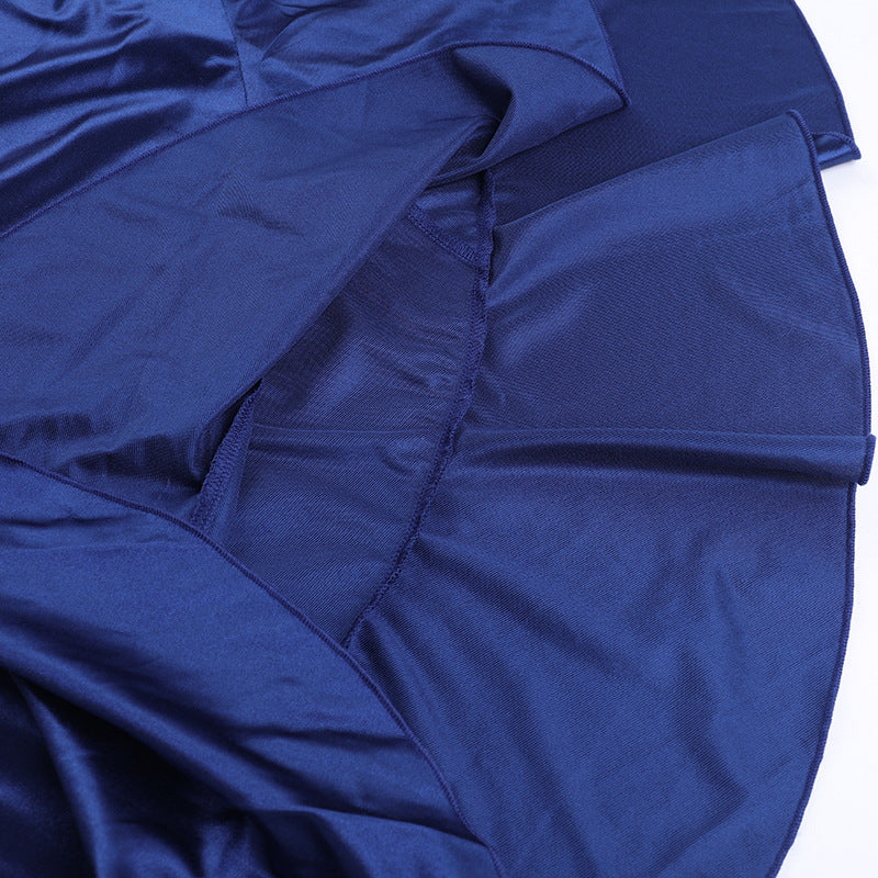 Summer Sexy Low-Back High-Slit Strap Long Dress 12