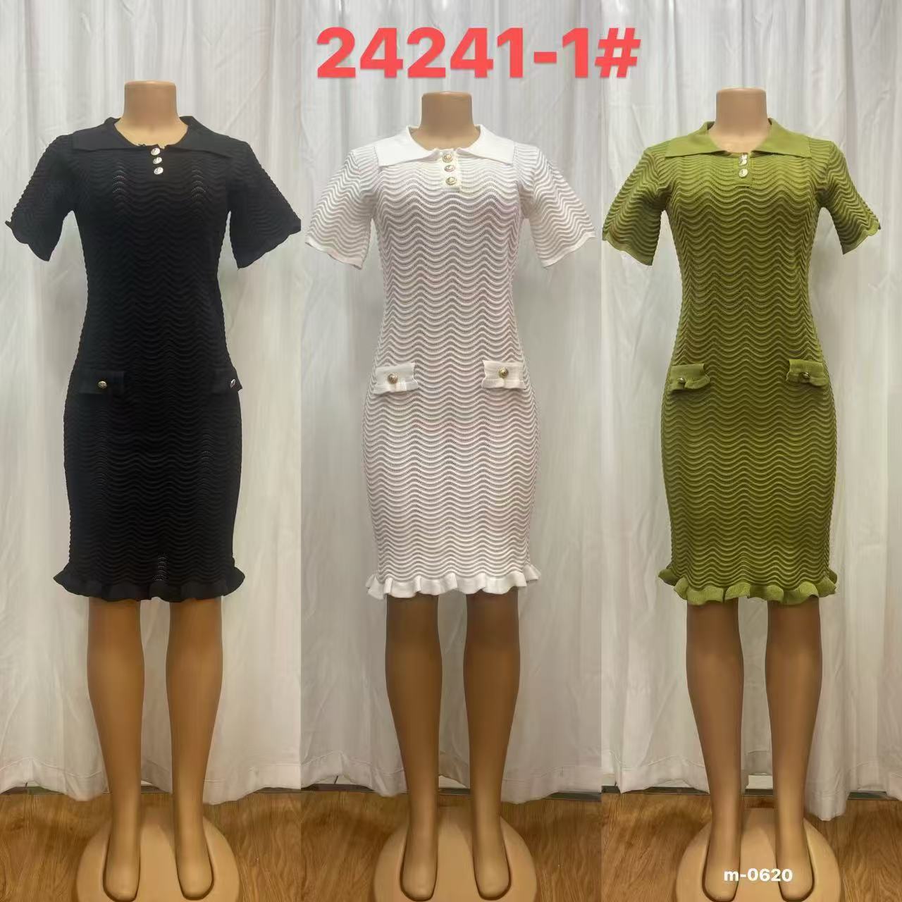 Spring Summer Sweet Knitting Dress 5