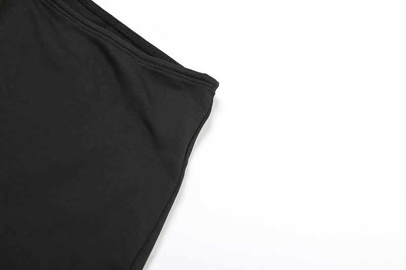 Women Summer Street Lace Patchwork Strap Top and Shorts Two-piece Set 17