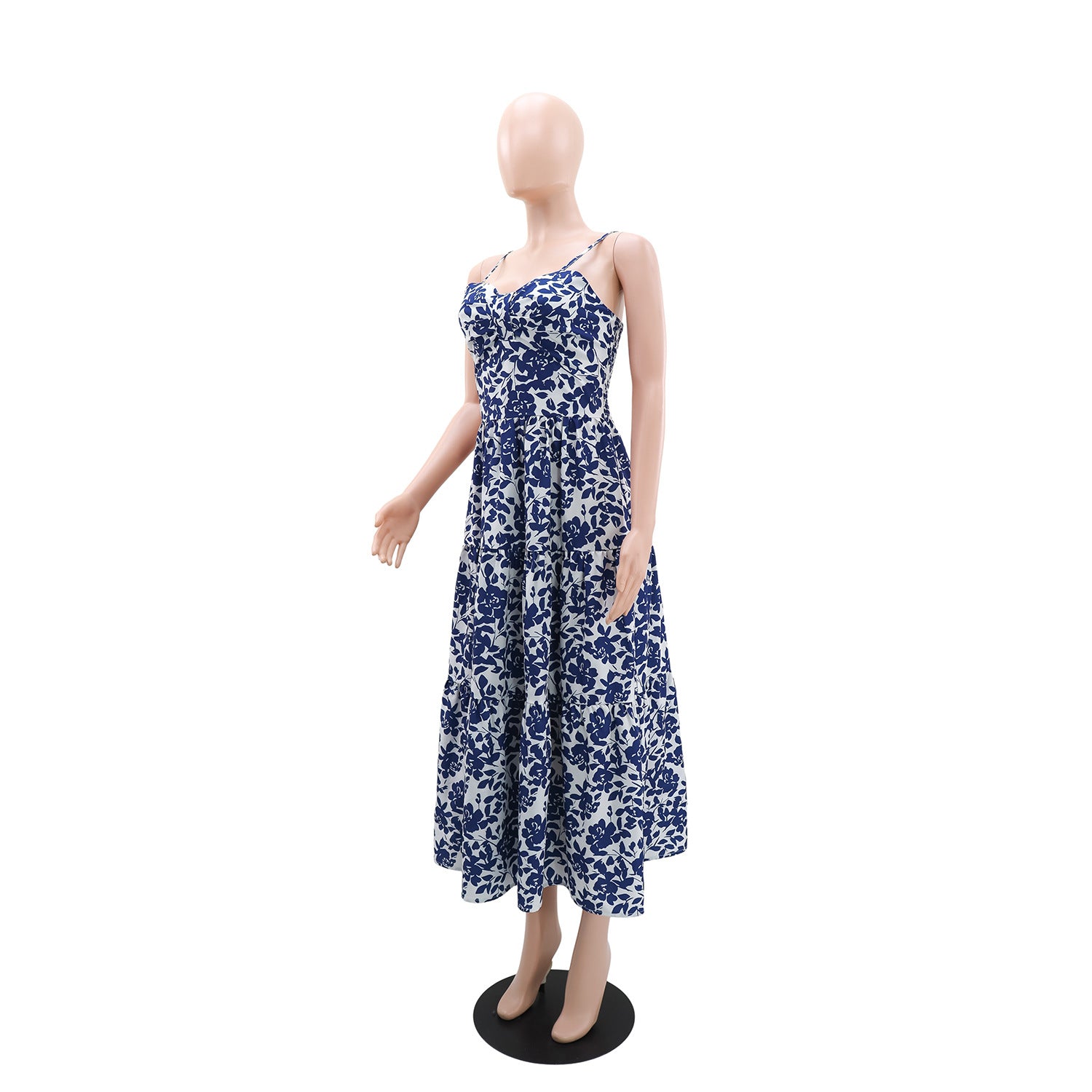 Women Print Holidays Casual Strap Dress 4