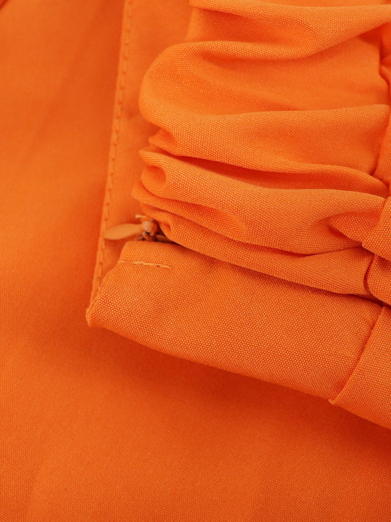 Women Casual Orange Short Sleeve Top and trousers two-piece set 11