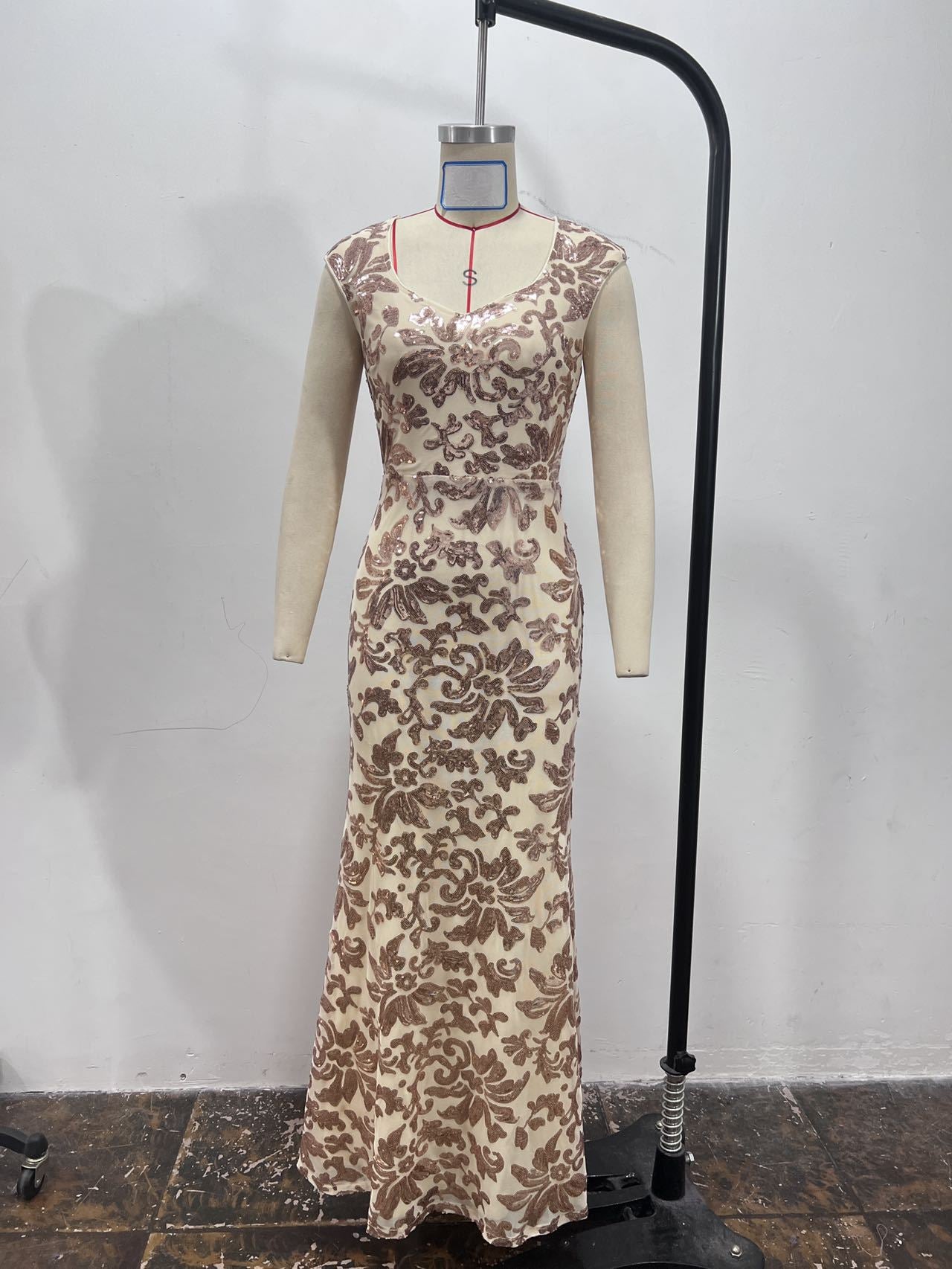 Fashion Sexy Sleeveless Low Back Party Gown 9