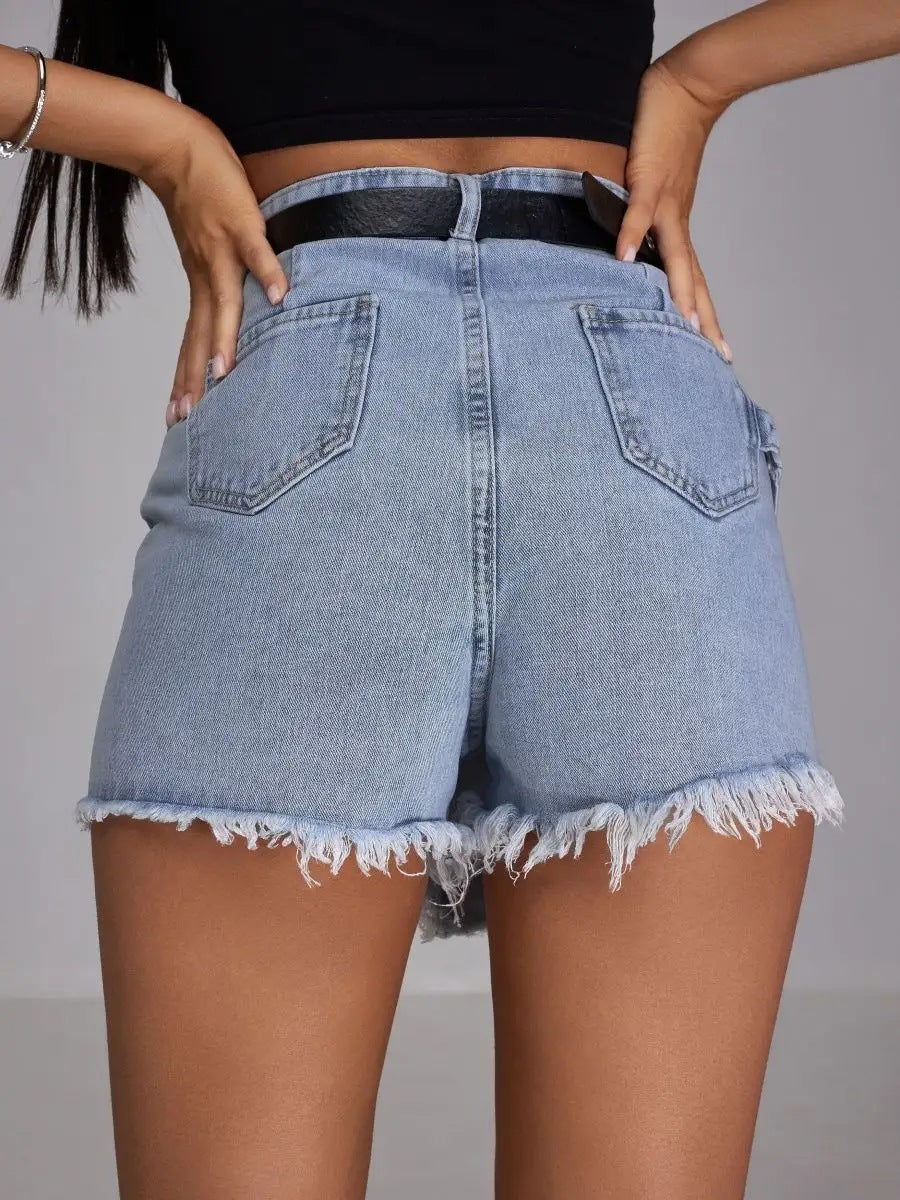 Women Denim Shorts Skirt Pants 3