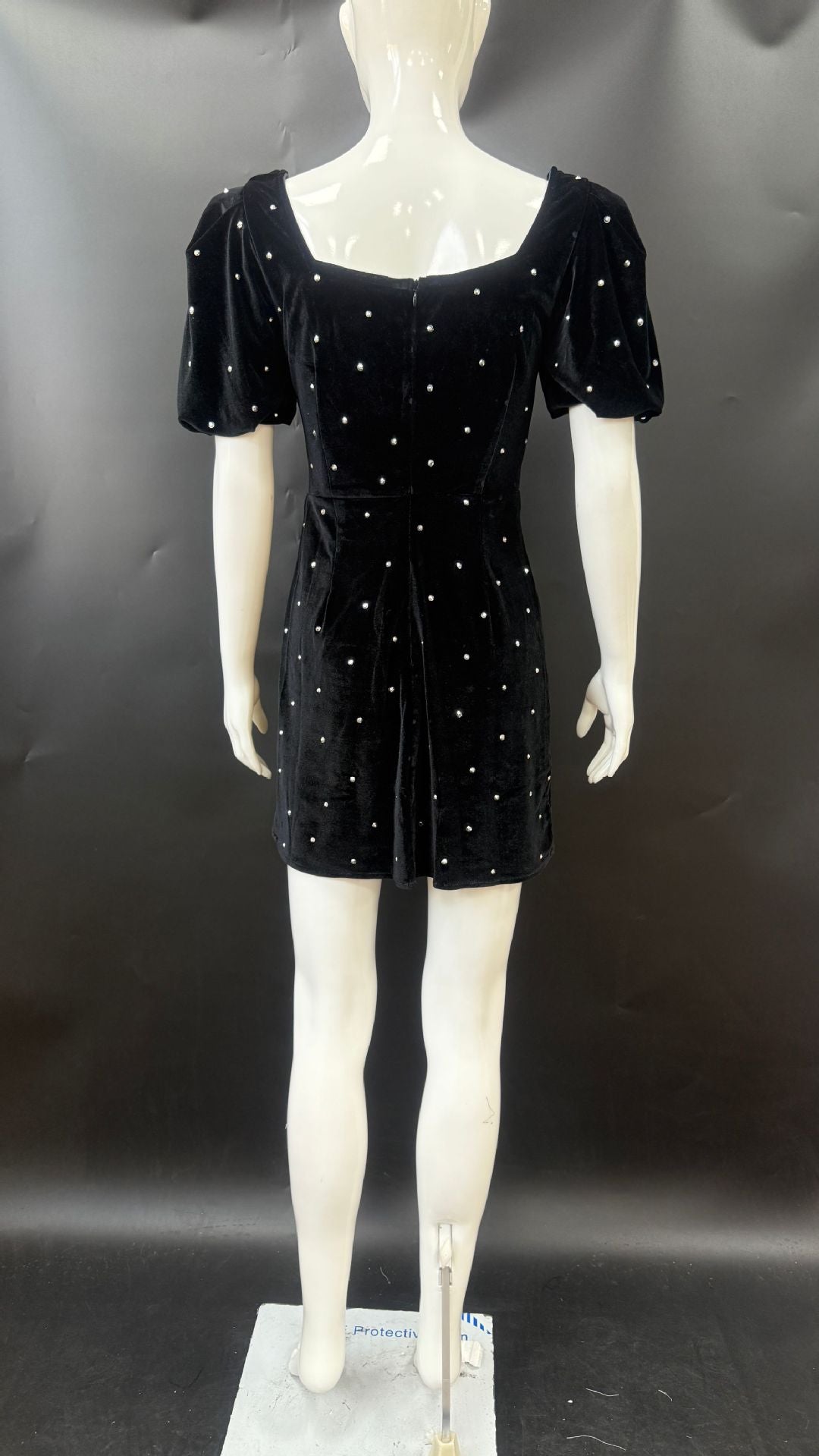 Women Sexy Puff Sleeve Short Skirt French Dress 8