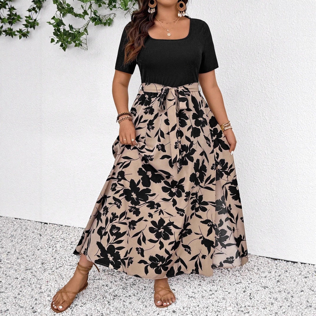 Women's Floral High-Waist Chic Elegant Dress 3