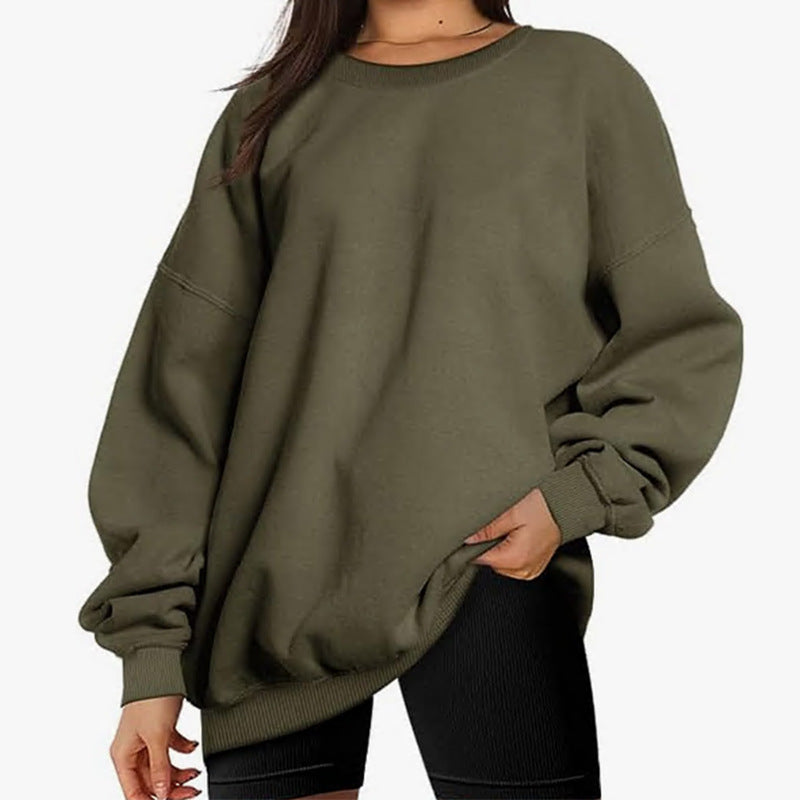 Women's Spring Casual Long Sleeve Tops Fashionable Loose T-Shirt 26
