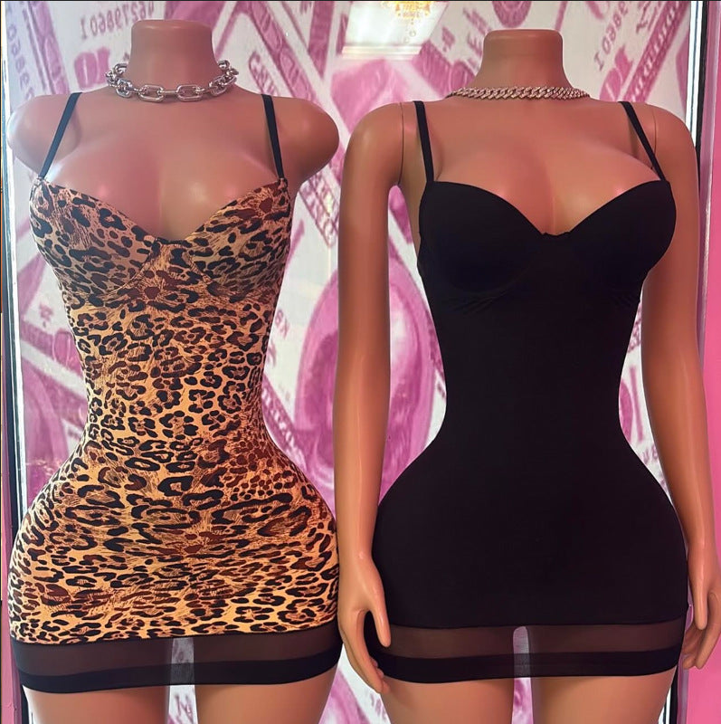 Sexy Strap Bodycon Mini Dress 4