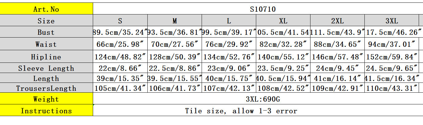 Women Sexy Printed Top and Loose Wide Leg Pants Two-piece Set 18