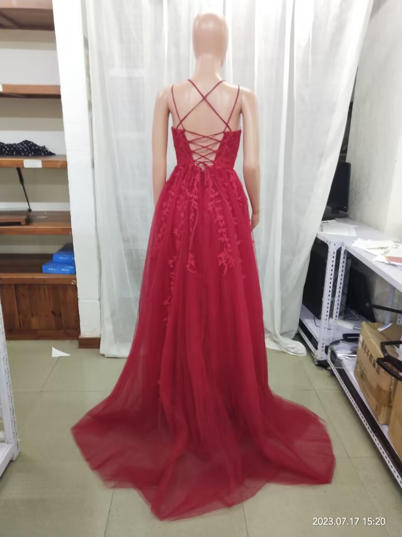 Evening dress overseas warehouse lace Low Back sexy dinner graduation party bridesmaid dress（Processing time need 3-6 days） 18