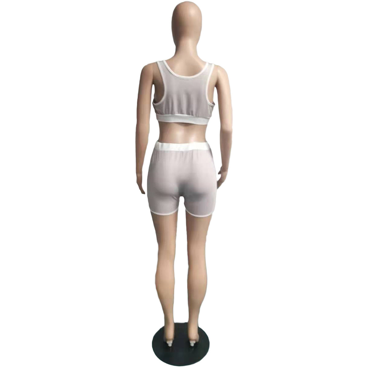 Women's Fashion Casual Sexy Letter Print Two-Piece Swimsuit Set 26