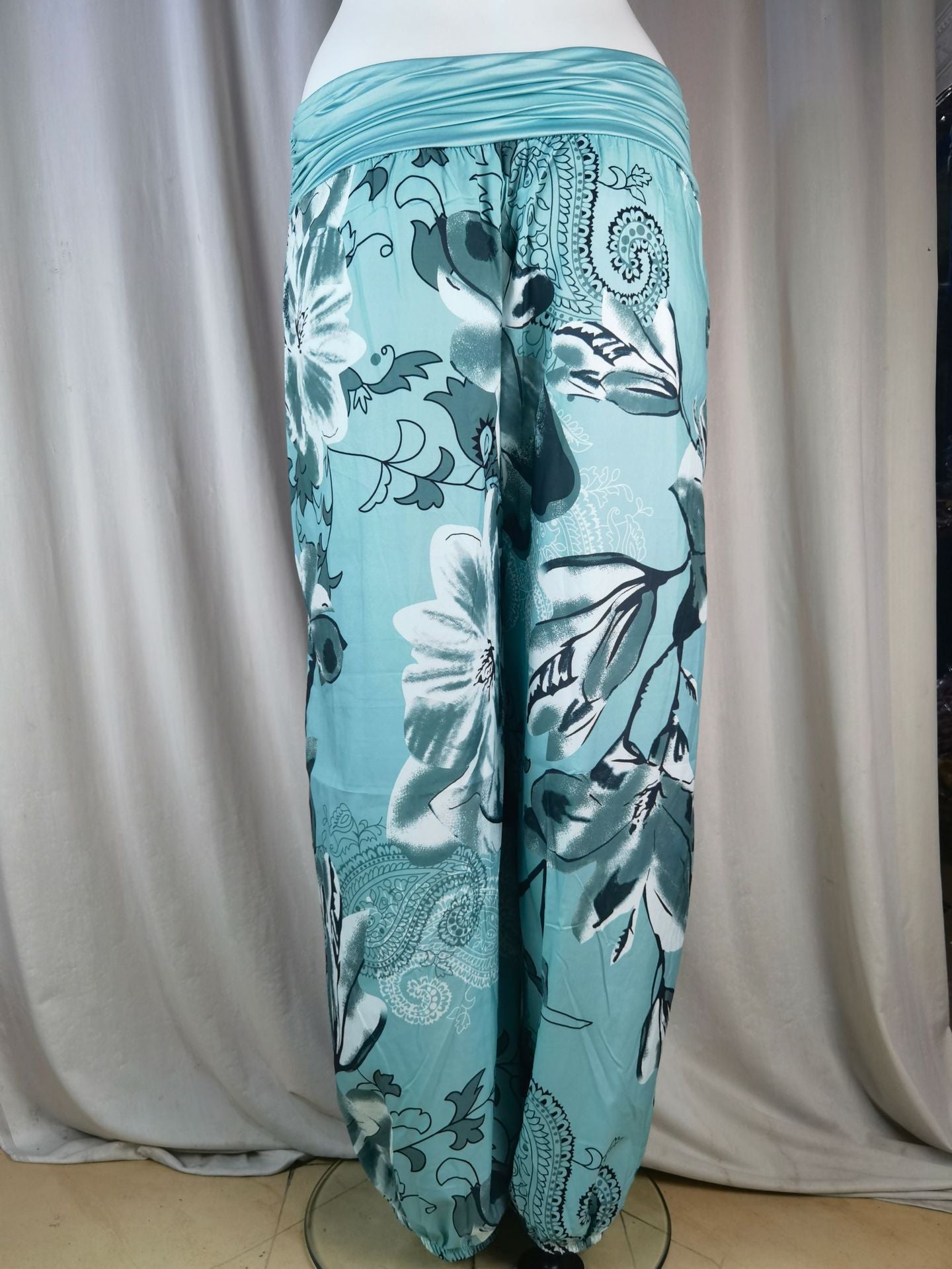 Women Printed Casual Wide-Leg Pants 41