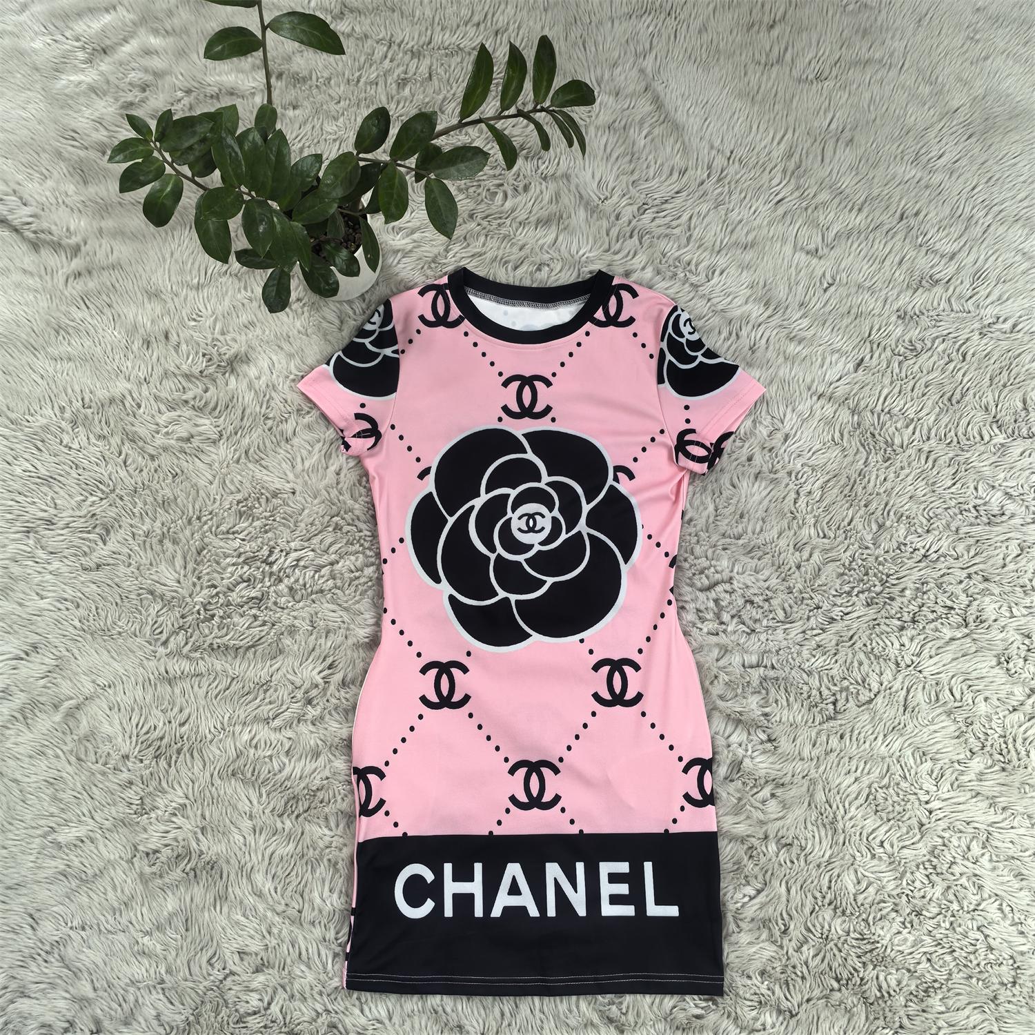 Women's Casual Chic Printed Bodycon Dress 33