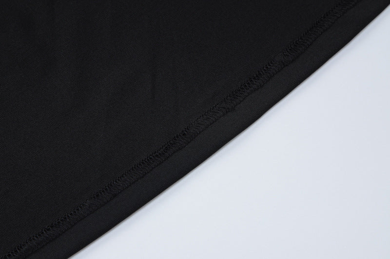 Women's Summer Sexy Low Cut Hoop Patchwork Halter Neck Low Back Slit Dress 14