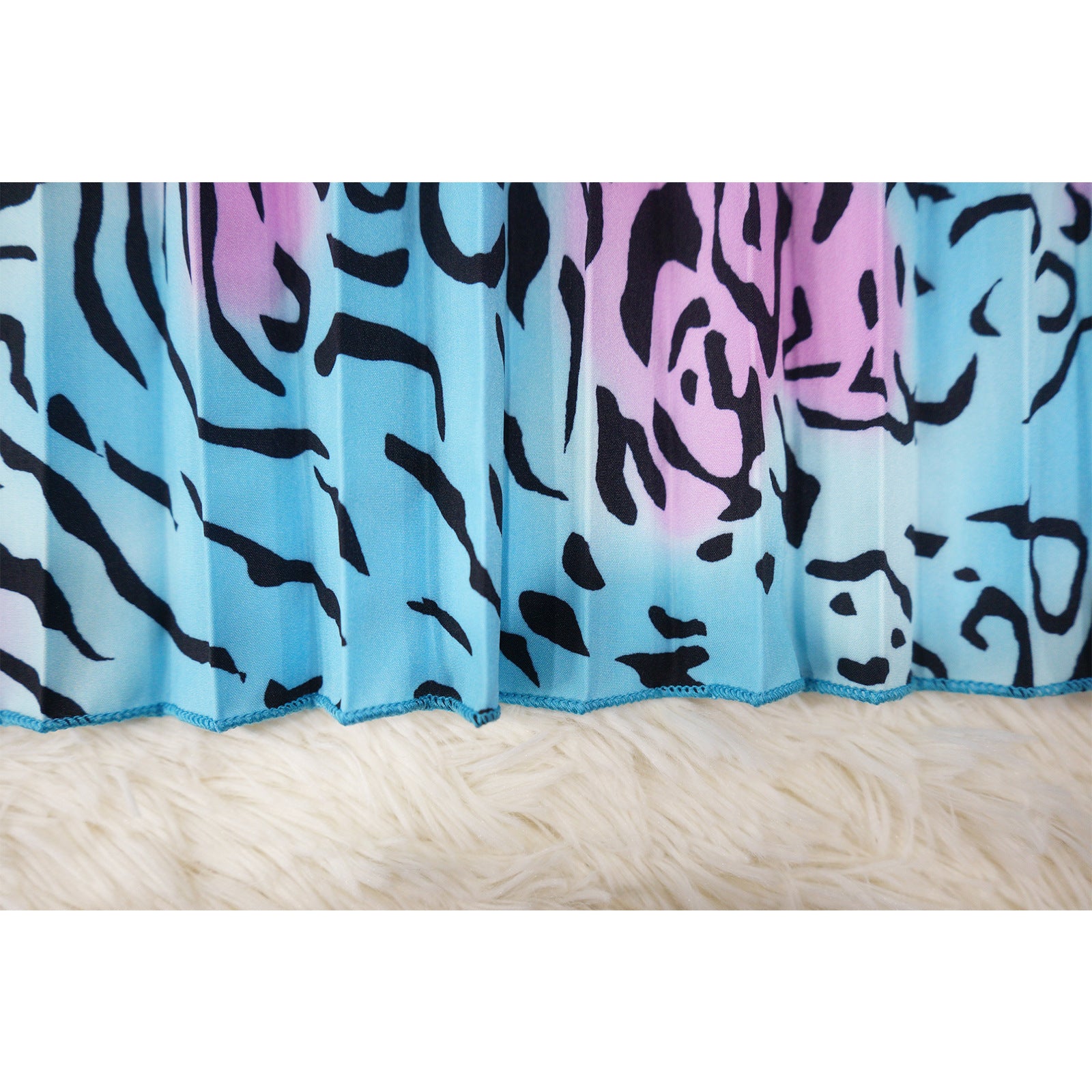 Ladies Fashion Printed Strap Pleated Jumpsuit 26