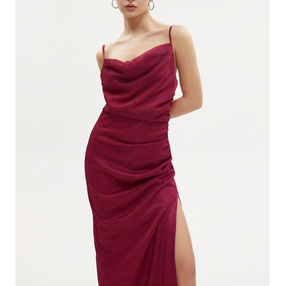 Chic Elegant Sexy Strap Long Dress