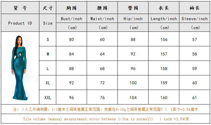 Women's Fall Winter Long Sleeve Sexy Low Back Evening Dress Long Dress 12