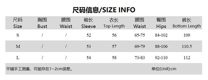 Fashion Women's Autumn Slash Shoulder Long-Sleeved Top High Waist Flared Pants Fashion Casual Set 11