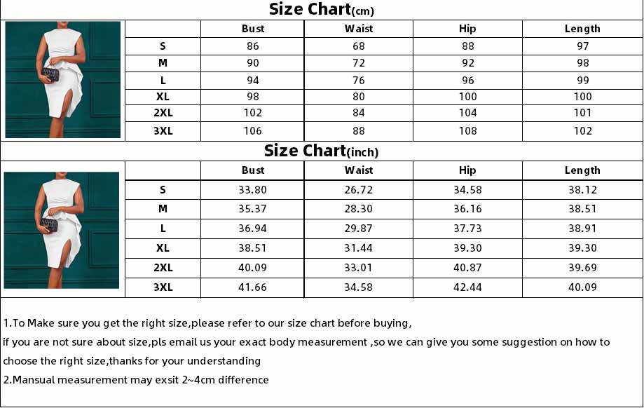 Women Summer Solid Pleated Ruffle Slit Bodycon Dress 16