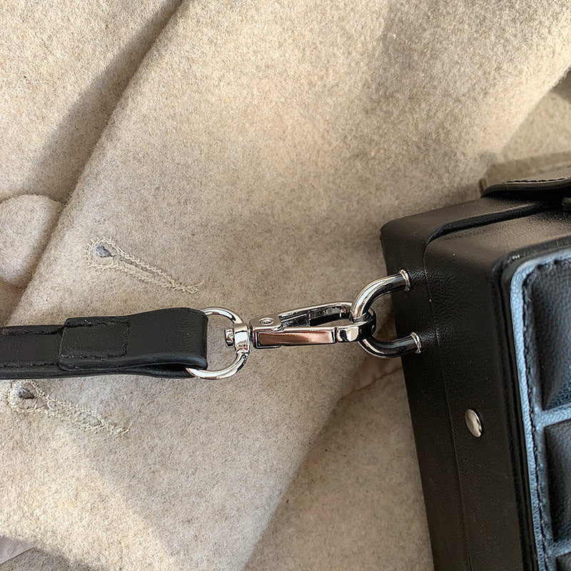 Spring Box Bag Fashion Style Small Square Bag Double Strap Single Shoulder Crossbody Bag 19