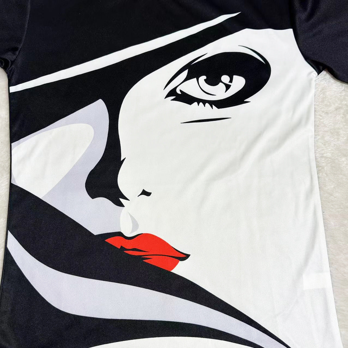 Women Casual Solid printed short-sleeved top and shorts two-piece set 26