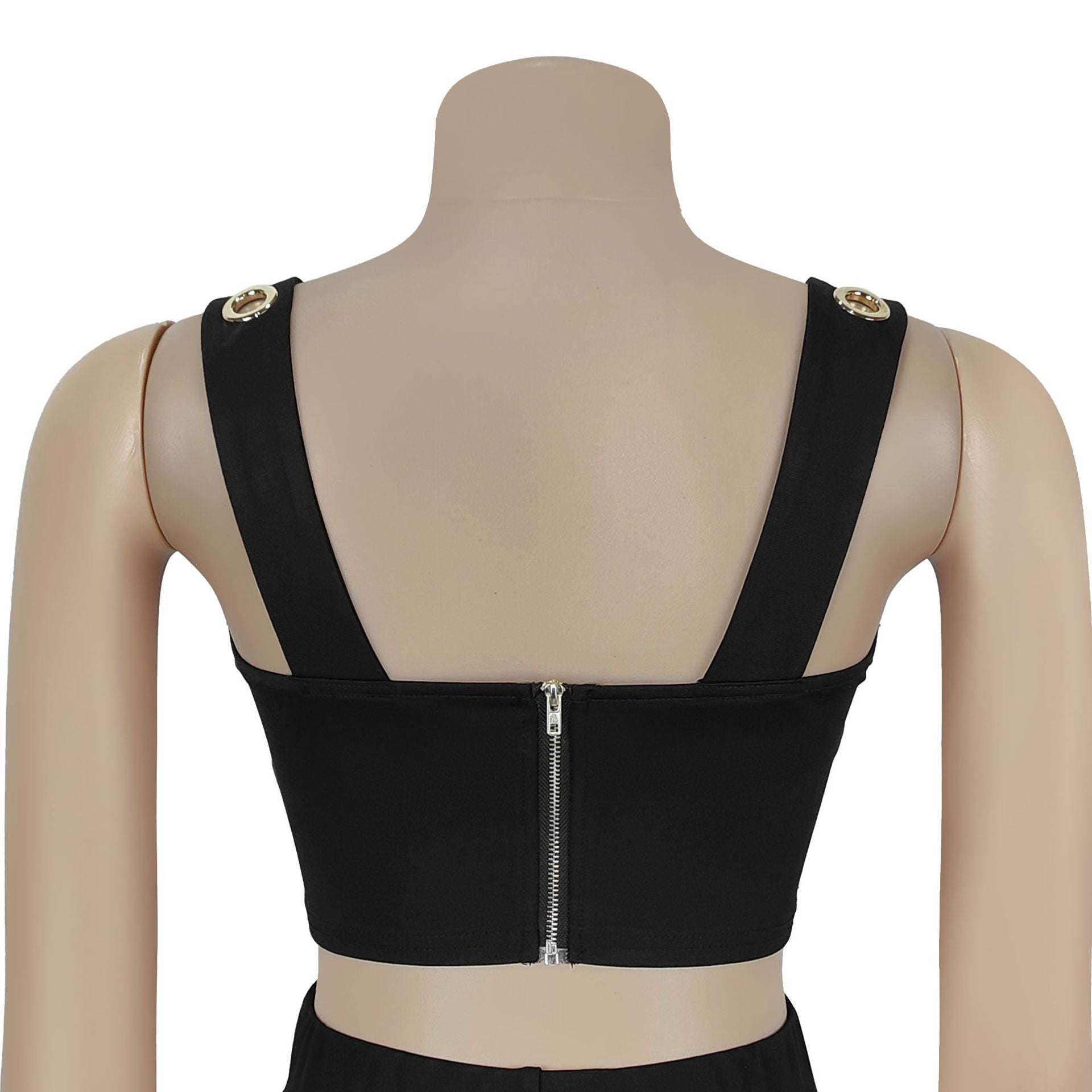 Women Sexy Top and Wide-Leg Pants Two-Piece Set 9