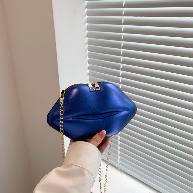 Women Lips Crossbody Chain Shoulder Bag 15