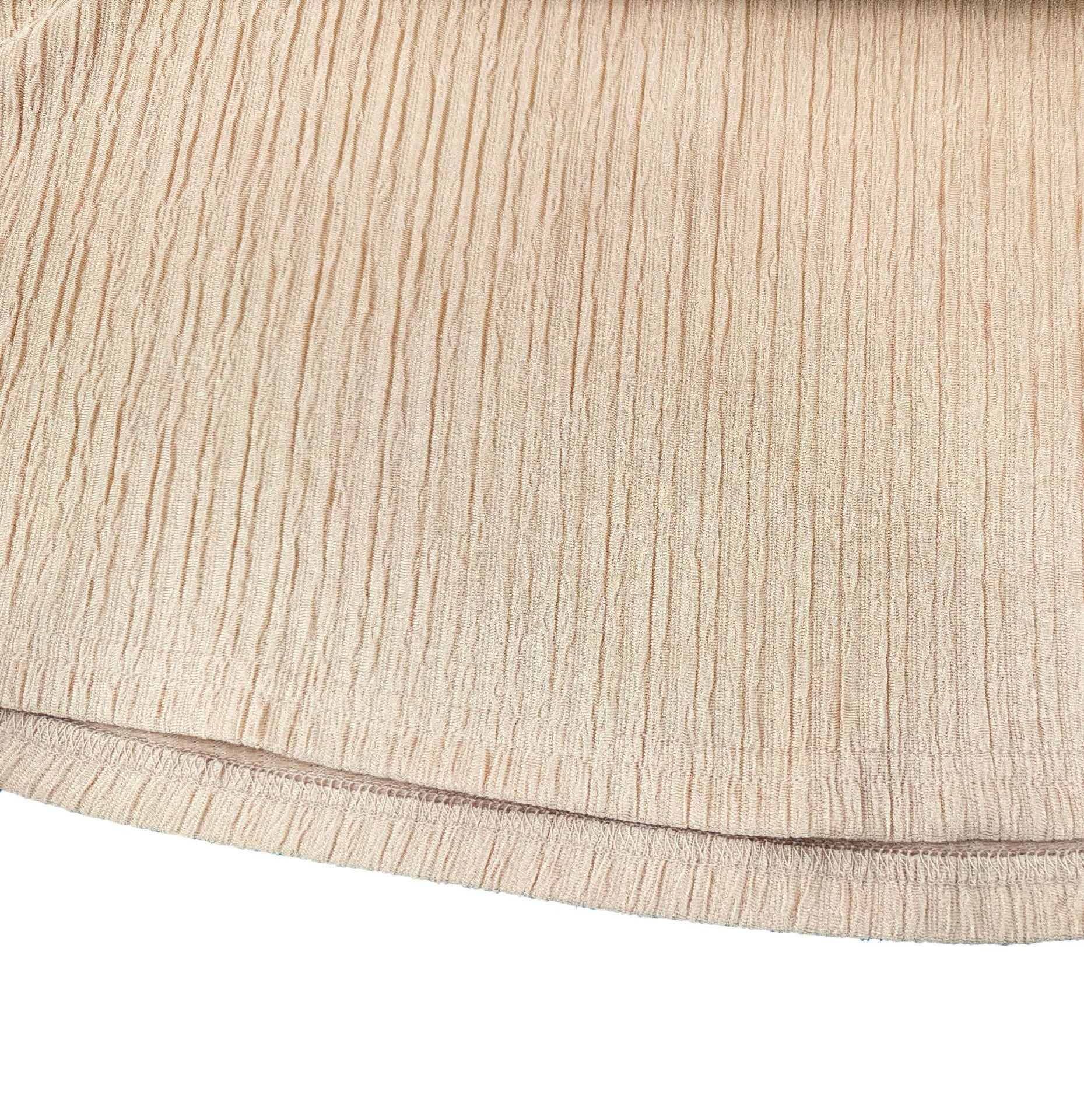 Elegant And Sexy Chic Solid Color Slash Shoulder Top  Pleated Fishtail Skirt Two Piece Set 16