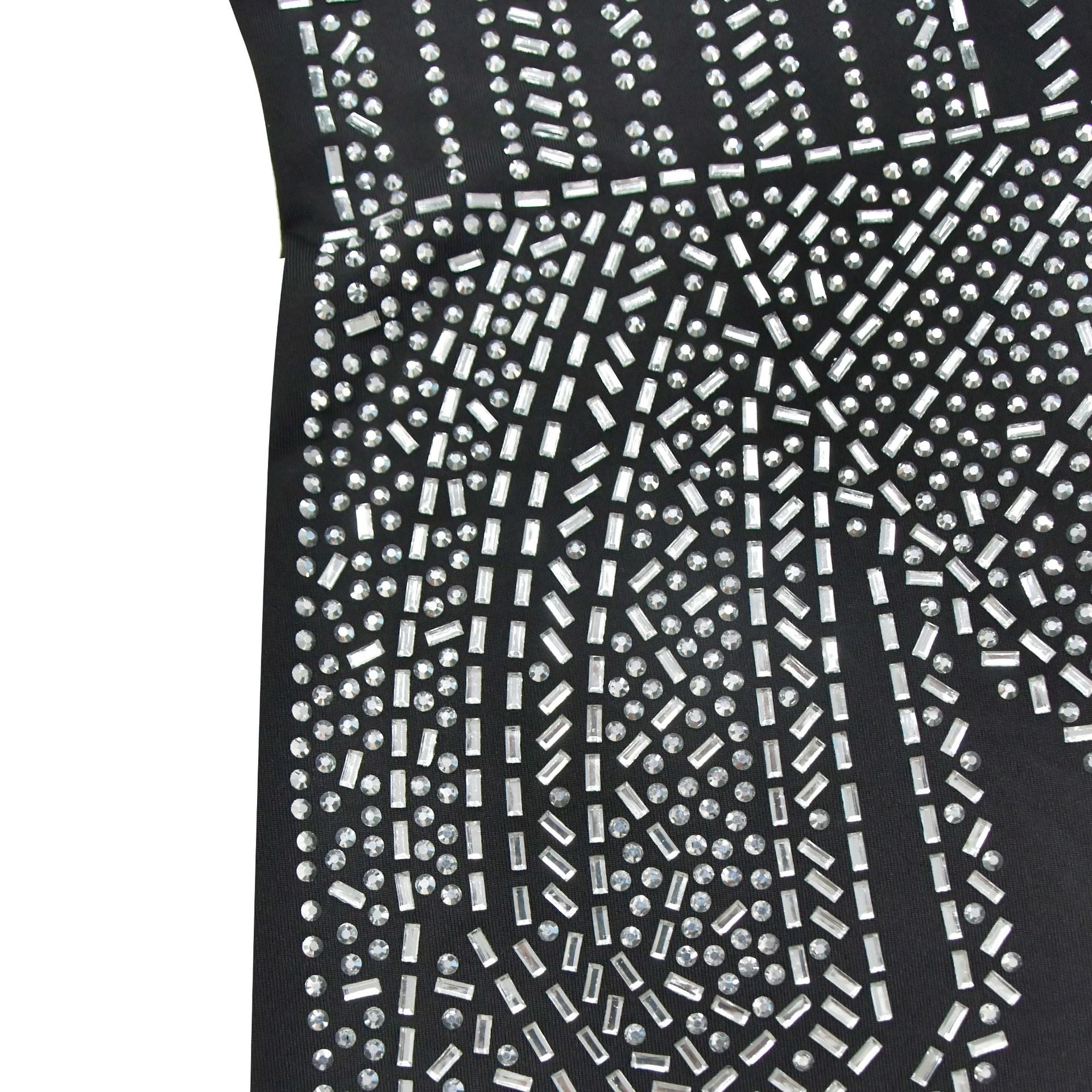 Women Solid V Neck Beaded Long Sleeve Jumpsuit 16