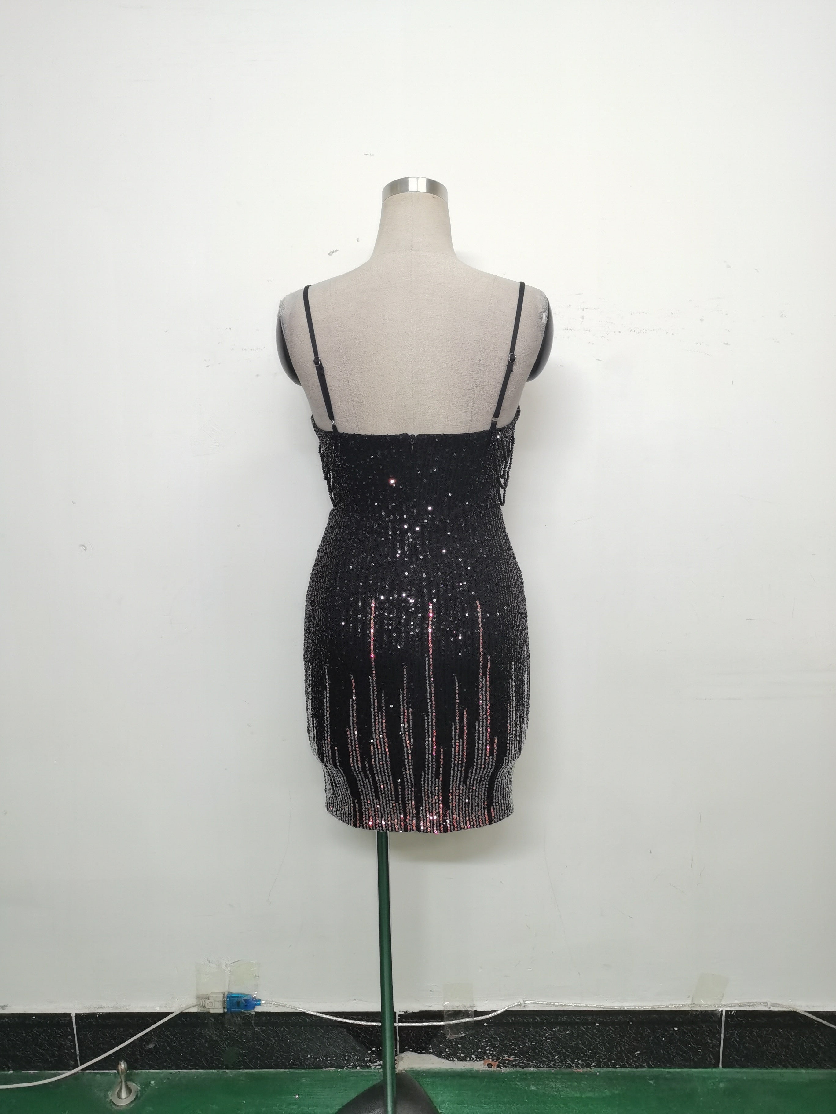 Women beaded sexy bodycon evening dress 24